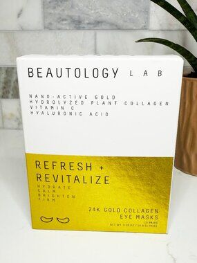 Beautology Lab 24k Gold Collagen Eye Masks • 10 Pairs